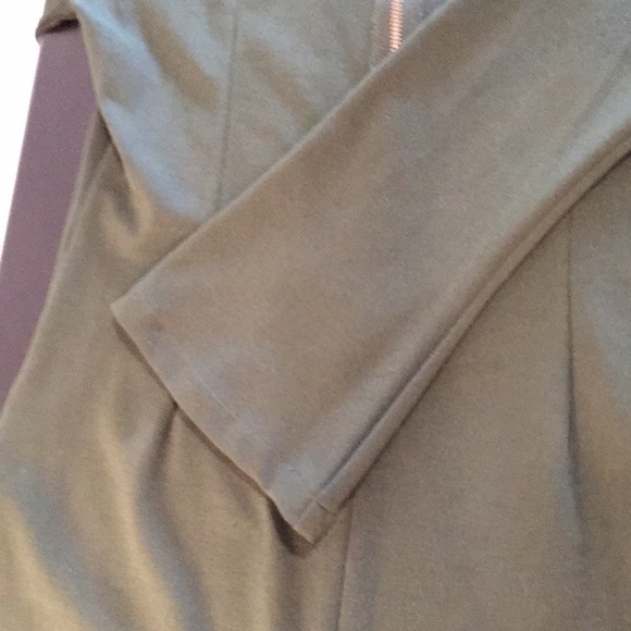 Forest Green Tunic with Faux Leather Collar - Picture 11 of 11